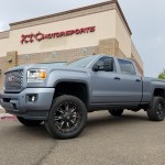 Spencer brought his 2015 GMC 2500HD Denali a while back to have us put an ICON Vehicle Dynamics leveling kit and 2.5