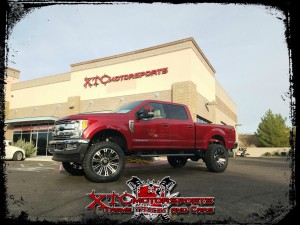 Danny Martinez brought his 2017 Ford Trucks F350 Super Duty in for a 6" Pro Comp suspension lift with Fox Racing 2.0 Performance Series Reservoir with CD Adjuster shocks, 37x12.50R22 Nitto Tire Ridge Grapplers wrapped around some XD wheels XD810 Machined & Black Brigade wheels.