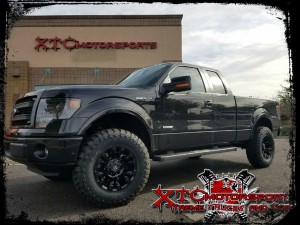 Matt brought in his 2014 Ford Motor Company F150 FX2 for a ReadyLift Suspension Inc. 3.5" SST lift kit, 285/75R18 TOYO TIRES Open Country M/T's wrapped around some 18x9 Fuel Offroad D560 Black Vapor wheels.