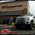 Troy dropped his 2016 Ford Motor Company F150 Platinum for a ReadyLift Suspension Inc. 7