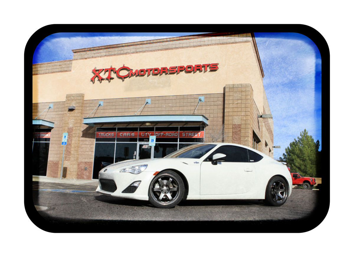 Gary brought in his 2015 Scion FR-S for Eibach 1.4" Sportline lowering springs and rear alignment kits.