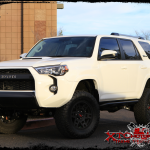 Thomas's 2017 Toyota USA 4Runner received an ICON Vehicle Dynamics Stage 7 suspension system and some Nitto Tire Ridge Grapplers on the factory TRD wheels.