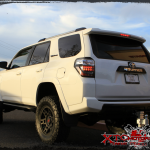 Thomas's 2017 Toyota USA 4Runner received an ICON Vehicle Dynamics Stage 7 suspension system and some Nitto Tire Ridge Grapplers on the factory TRD wheels.