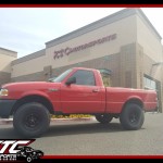 Bob wanted to give his 2008 Ford Motor Company Ranger and little bit of a lift and a nice set of tires & wheels, so we installed a Fabtech Motorsports 3