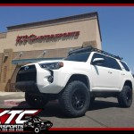 Our buddy John over at Handcrafted Car Audio brought in his 2016 Toyota USA 4Runner for an ICON Vehicle Dynamics suspension system including extended travel front coil-overs with tubular upper control arms, 2