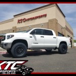 Ali dropped off his 2017 Toyota USA Tundra for a set of Zone Offroad Products upper control arms with Fox Racing 2.5