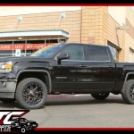 Robert brought in his 2015 GMC Sierra 1500 for a set of Bilstein Shock Absorbers front leveling struts, Fuel Offroad 20x9 Black Maverick's & a set 295/55R20 Toyo Tires Open Country ATII's.