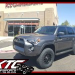 Troy dropped off his 2017 Toyota USA 4Runner last week for a set of Bilstein Shock Absorbers 5100 series front struts and rear shocks. We also installed a set of P285/70R17 Toyo Tires Open Country AT II's wrapped around a set of KMC Wheels XD Series 17x9 XD820 Matte Black Grenades.