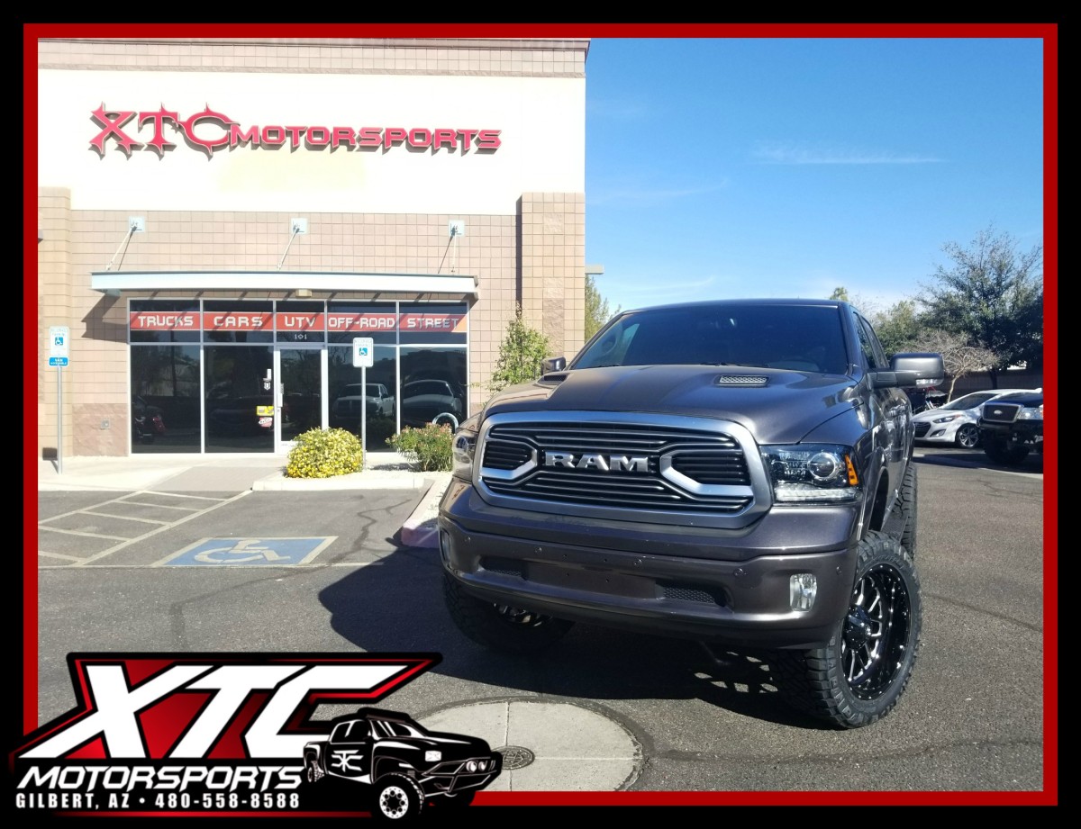 Mike brought in his 2018 Ram 1500 for a Superlift 6" suspension lift w/ Bilstein 5100 Series shocks, a set of 35x12.50R22 Nitto Ridge Grappler tires wrapped around a set of Fuel Offroad D588 Gloss Black & Milled Titan wheels.