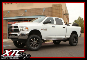 Jay brought in his 2016 Ram Trucks 2500 for a BDS Suspension 4" lift with Fox shocks, a set of KMC Wheels XD Series XD779 Black and Machined Badlands wrapped with a set of 37x12.50R20 Nitto Tire Ridge Grapplers and a Superchips FlashCal.